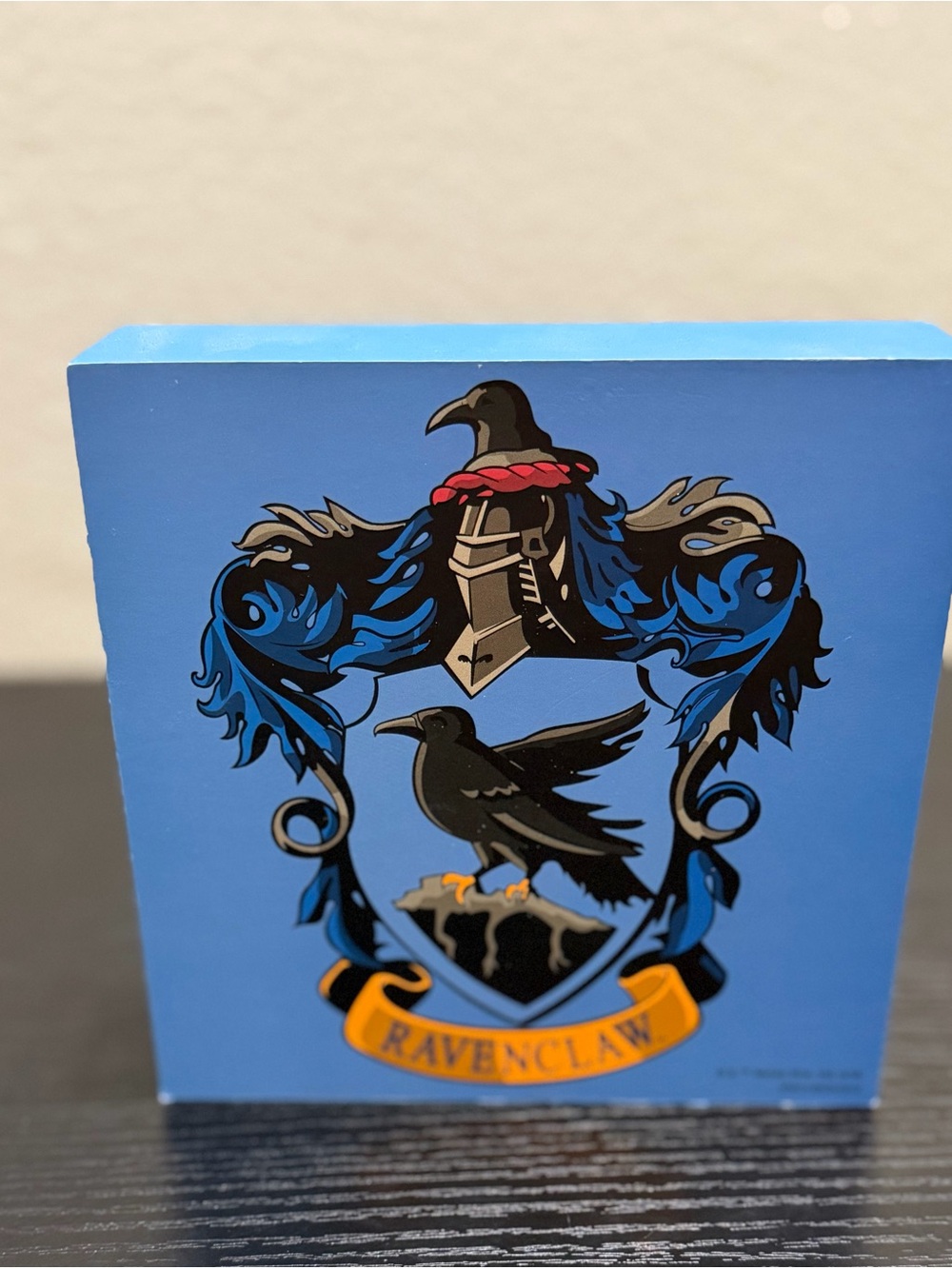Ravenclaw Crest Decorative Block - Blue